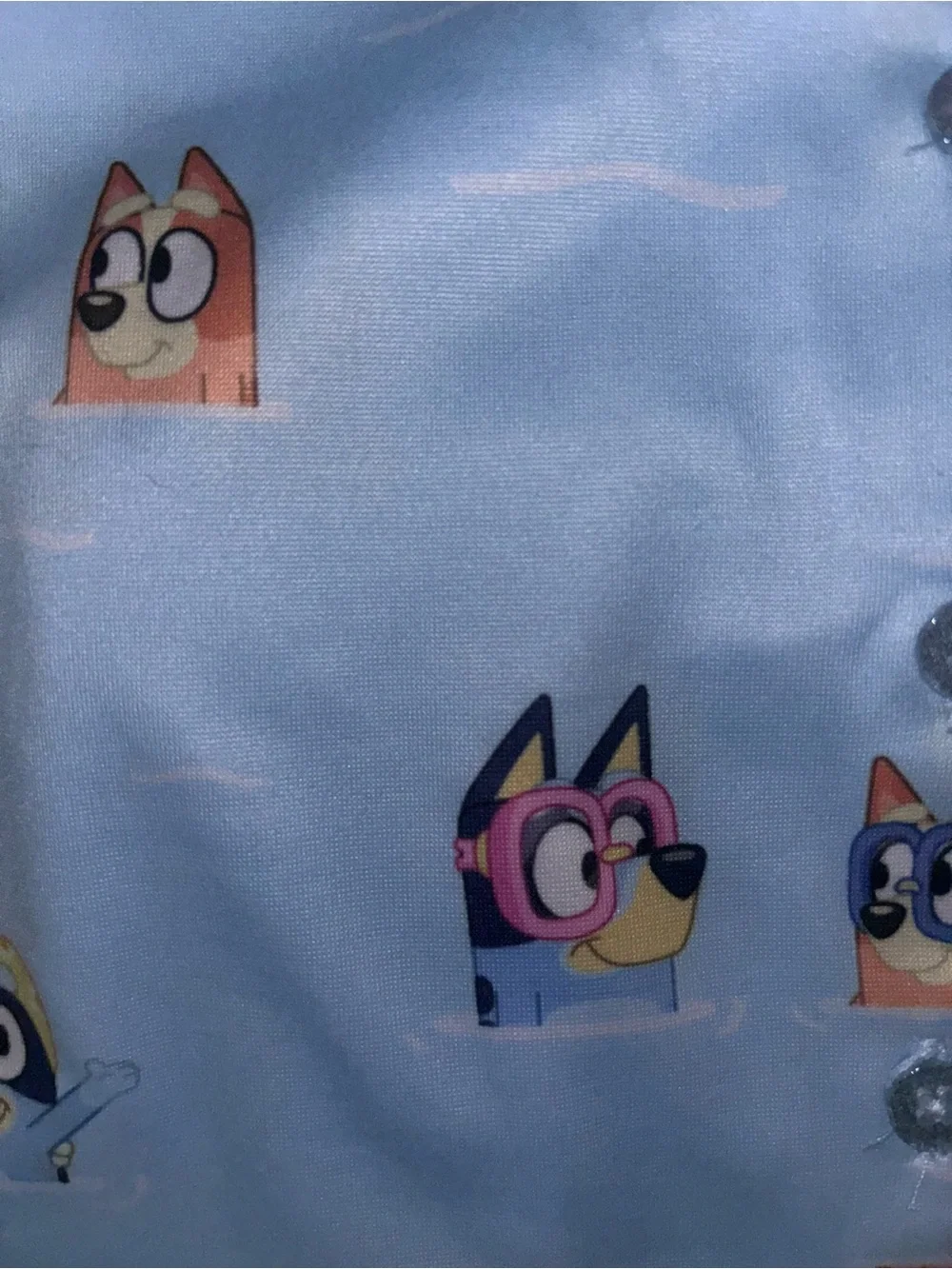Blue 'Bluey' Short Sleeve Kids Pajama Set Toddler Girls 2T 3T